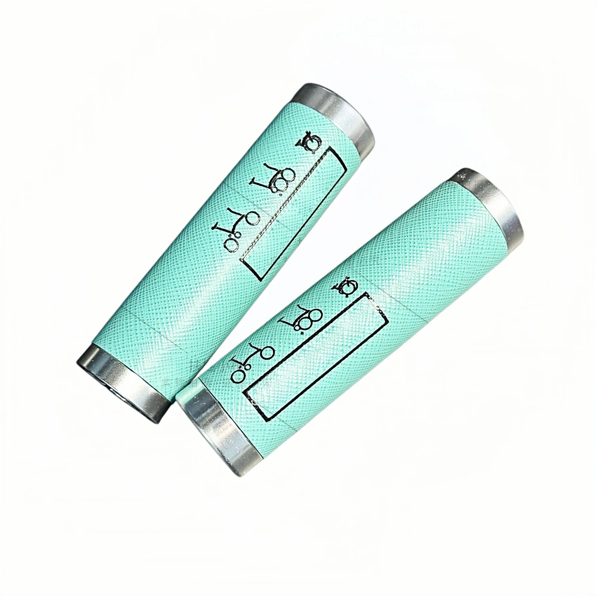 1-pair-genuine-leather-handlebar-grips-125mm-for-brompton-c-g-p-t-line-folding-bike-comfortable-bar-grips