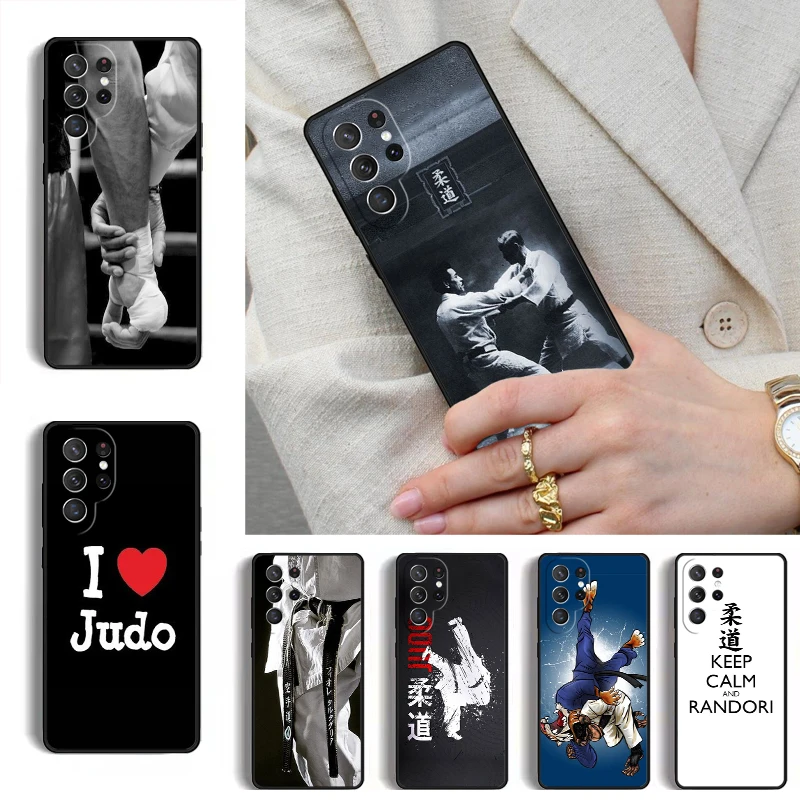 I LOVE Janpan Judo Original Phone Case for Samsung Galaxy S26 S25 Ultra S24 S23 S22 S21 Plus Note 10 Bumper Cover