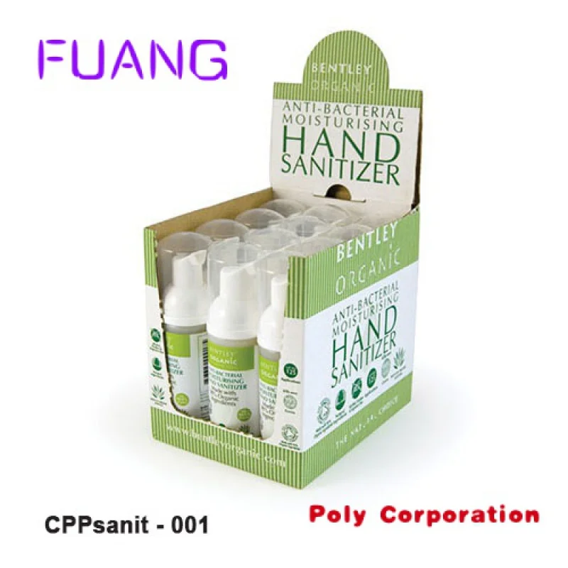 Custom  Custom printed cardboard countertop shipping lip balm display box retail bottle hand sanitizer packaging boxes