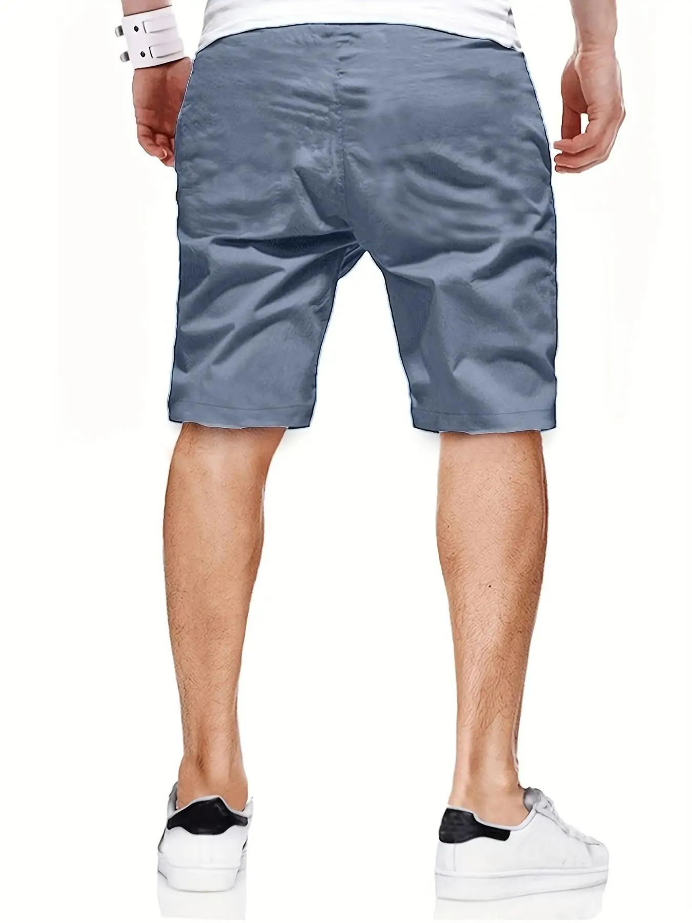 New Men's Casual Short, Bermuda Short, Fitness Jogging Short, Vintage Elastic Waist Cargo shorts