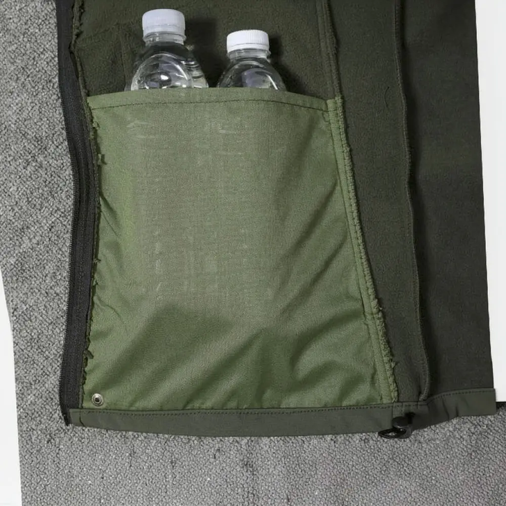 Outdoor Mens Waterproof Thermal Jacket Trouser Suit Durable Tactical Work Uniform Hiking Mountaineering Winter Fleece Gear