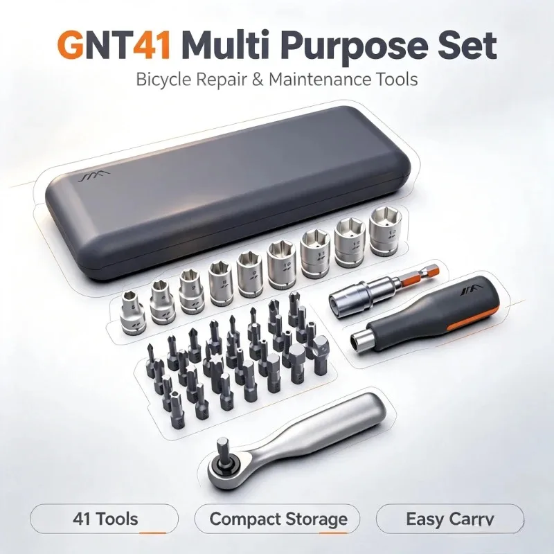 jimihome-multi-purpose-screwdriver-set-ratchet-wrench-socket-bicycle-repair-maintenance-tools-gnt41