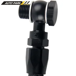 Car Motorcycle Hydraulic Stainless Steel Nylon Braided AN6 Fuel Oil Hose Fitting Banjo 12 14mm With Clutch Screw M12 M14 X 1.5