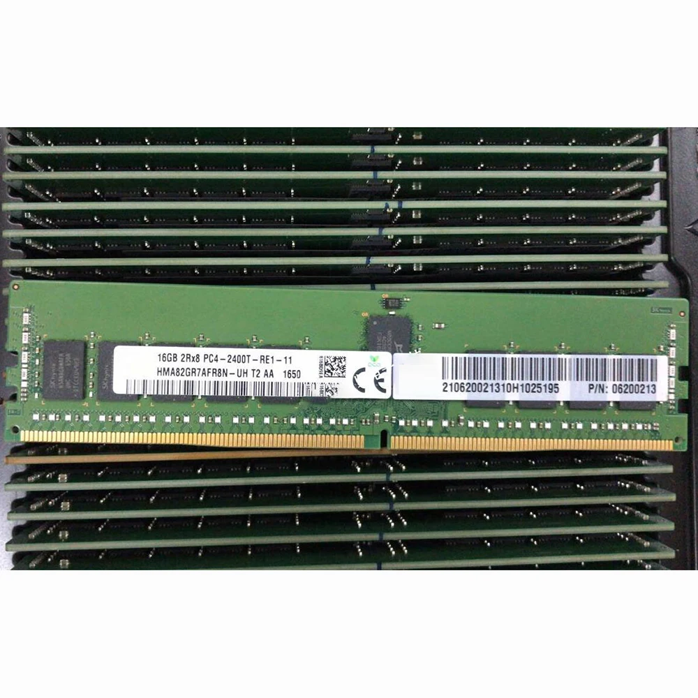 RAM For HUAWEI 16GB DDR4 2400MHz ECC 2RX8 PC4-2400T 06200213 N24DDR402 16G Server Memory