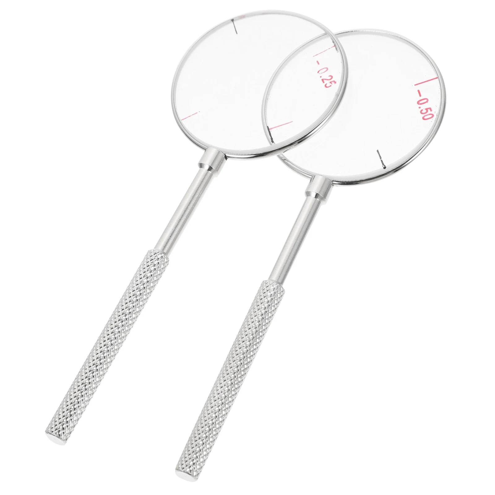 

2pcs Optometry Tool Cross Cylinder Lens Copper Test Optical Instruments Diopters Axial Correction for Astigmatism