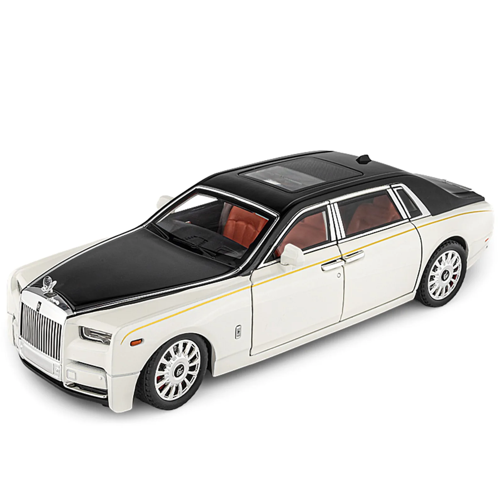 

Car To 1:18 Phantom Simulation Alloy Large Car Model Ornament Sound and Light Return Force Children's Toy Ornament