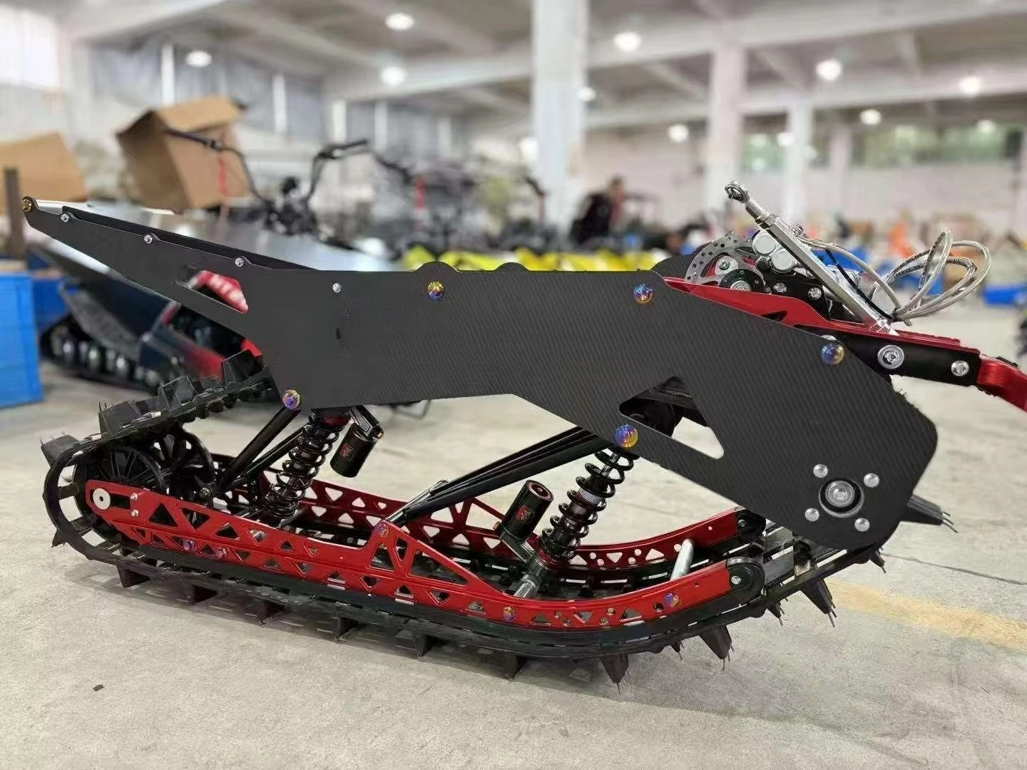 2025 KEWS Hengjian STN Ktw QJ CF  HTLD Snowmobile, Off-road Snowmobile, Tracked Motorcycle Snow Dirt Bike Conversion Systems