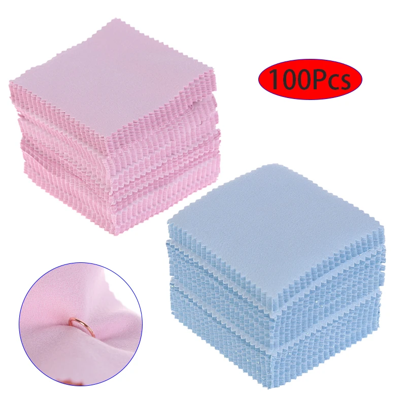 

100 шт. салфеток для полировки серебра, мягкие чистящие салфетки для серебряных изделий, золотых украшений, инструментов, оборудования, принадлежностей для рукоделия
