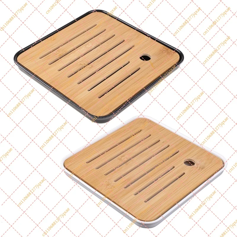 G5AB Mini Bamboo Tea Tray | Chinese Kung Fu Tea Serving Tray & Tea Table Box