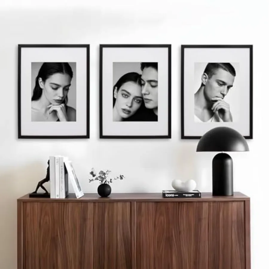 Boarding 12 x 16 Picture Frame, Display Photo with Mat or Pictures Without, Poster Frame for Wall Hanging Display,,1 Pack