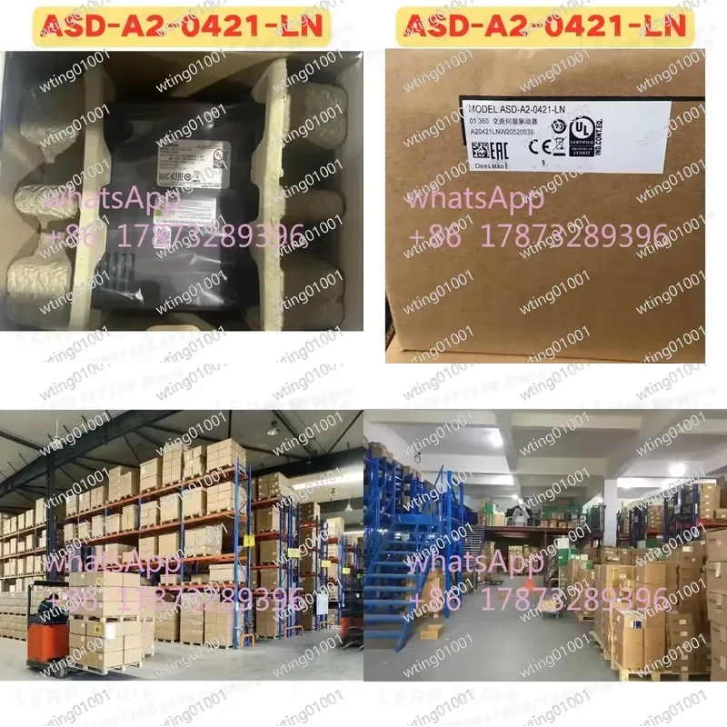 for ASD-A2-0421-LN Genuine Servo Amplifier High Precision Motion Control Unit Replacement Part Industrial Automation