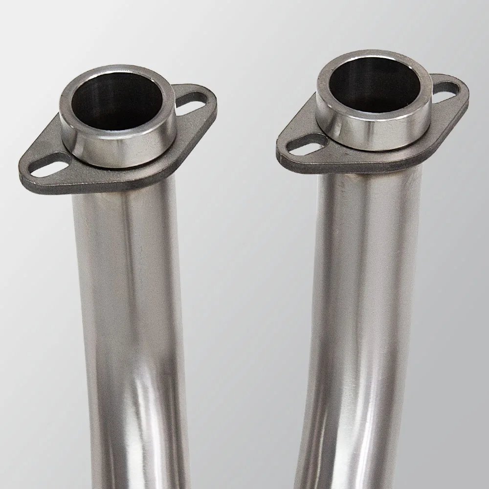 لكاواساكي نينجا 650 z650 نينجا Z 650 2017-2023 الهروب الانزلاق على الجبهة أنبوب ربط الأنابيب 51 مللي متر دراجة نارية العادم نظام كامل