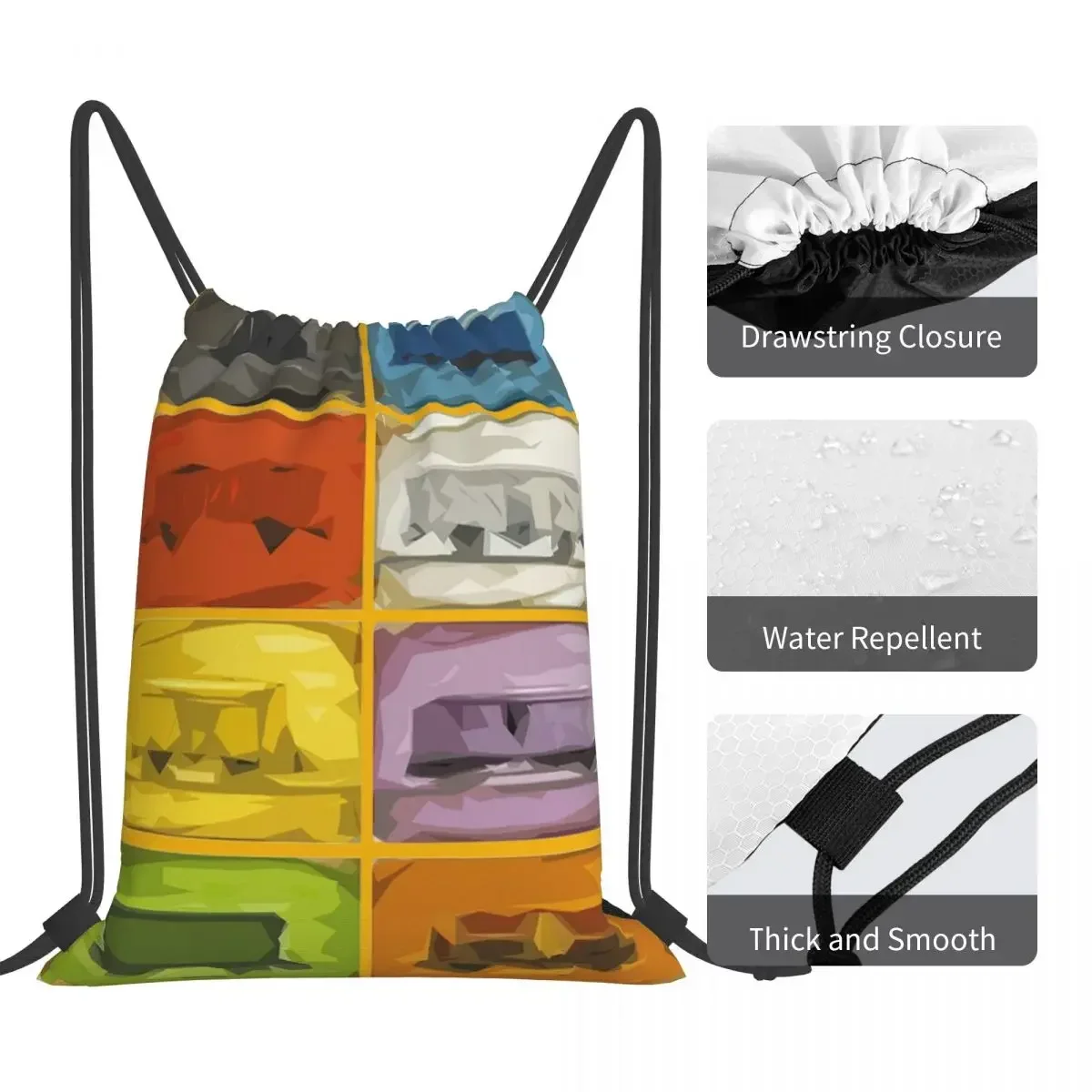 Ticket To Ride The Trains Backpacks Casual Drawstring Bags Drawstring Bundle Pocket Storage Bag Book Bags For Man Woman School