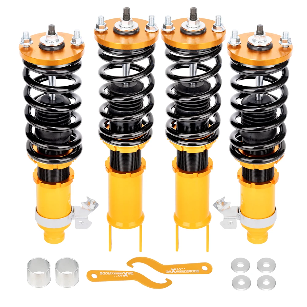 Maxpeedingrods Coilover Lowering Kit for Honda Civic 92-00 Acura Integra 90-93 Coilovers Height Adjustable Absorber Shock