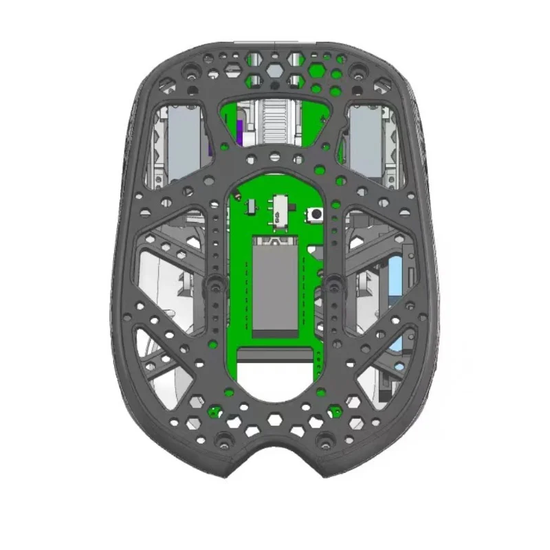 Tenon-lab Genesis-0 Finger Grip Mouse Custom 2.4G Wired Dual Mode  Original Finger Carbon Fiber Resin E-sports DIY Modification