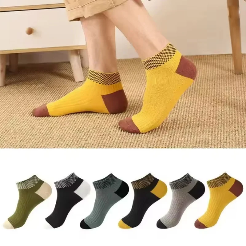 

10 пар/1 комплект ультратонких спортивных носков для мужчин, вентилируемые сетчатые носки без показа с технологией быстросохнущей, идеально подходящие для повседневного спорта