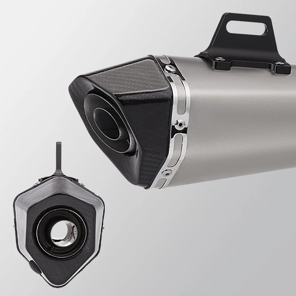 ل 800MT MT-800 منتصف وصلة PipeMid وصلة الأنابيب الانزلاق على 51 مللي متر أنبوب العادم ل كاتم صوت الدراجة النارية 2021-2024