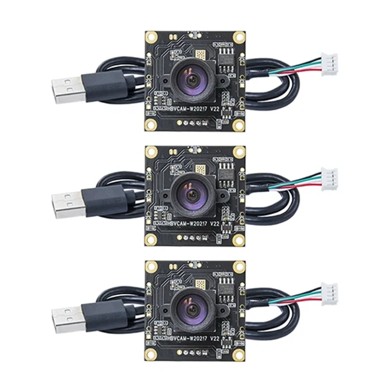 A29F-3Pcs OV9732 100 Degrees 720P 30Fps Camera Module With 1M Cable For Autodarts Io, PCB: 32X32mm