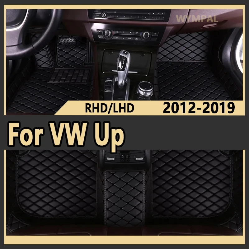 Car Floor Mat For VW VW Up 2012~2019 Waterproof Tapete Automotivo Para Carro Car Mats Accessoire Voiture Car Accessories