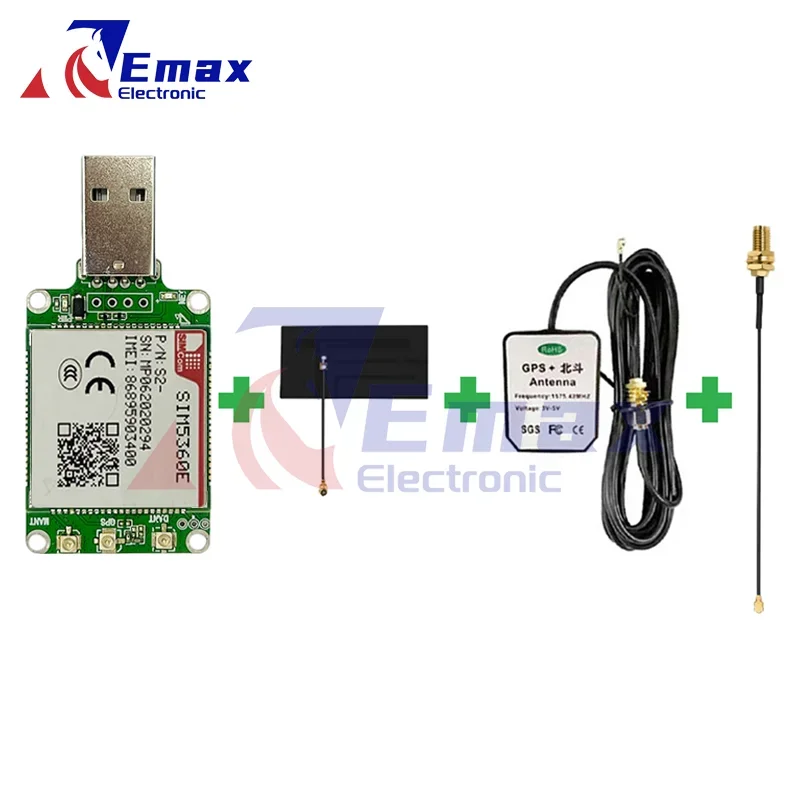 SIMcom WCDMA USB Dongle SIM5360E suporrt Dati GNSS 1 pz con GPS esterno
