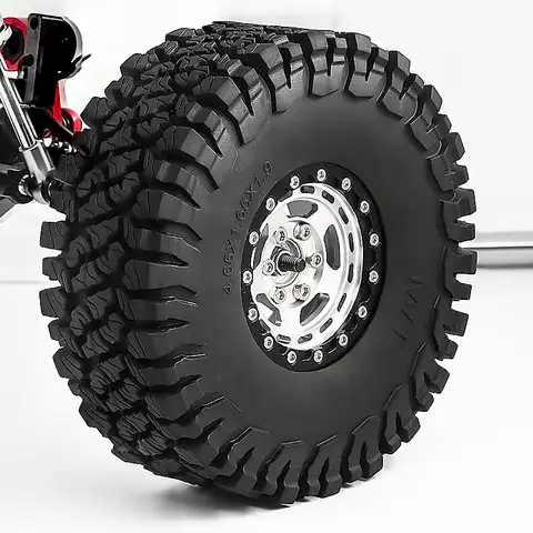 2.2인치 토르 CNC 알루미늄 휠 림 무거운 무게감 있는 TRX4 TRX6 SCX10 YIKONG 4102 4082 D90 1/10 RC 크롤러 업그레이드 부품 VP