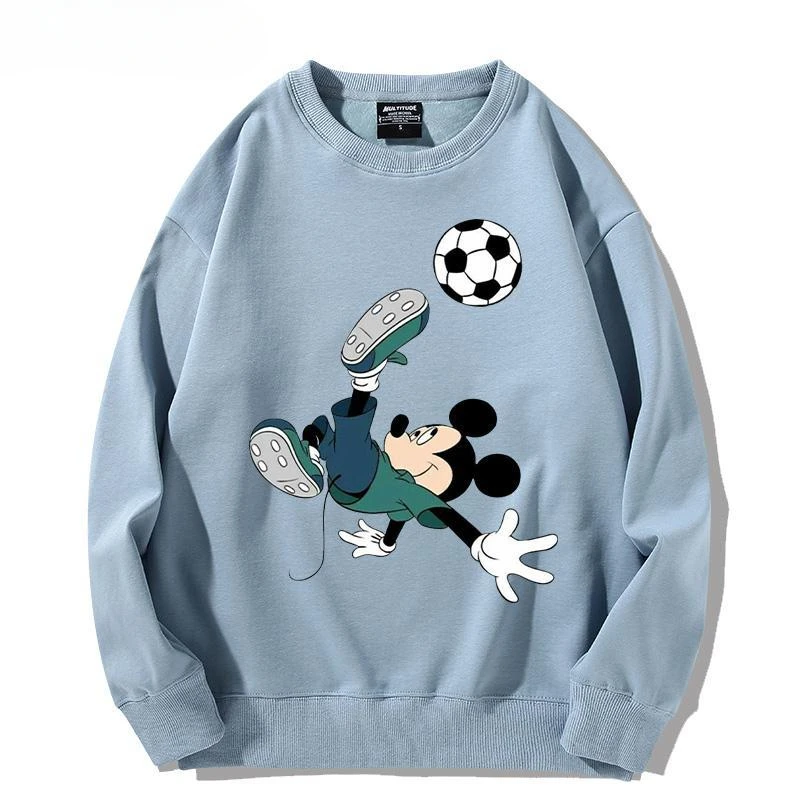 Disney Mickey Minnie Donald duck Daisy creative animated movie warm loose sweatshirt gift personalized cartoon casual fleece top