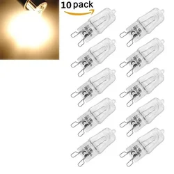 Ampoules halogènes G9 cuillère à soupe, lampe LED capsule, perles insérées, lampe en cristal, ampoules d'éclairage intérieur, 220V, 40W, 2 pièces, 10 pièces