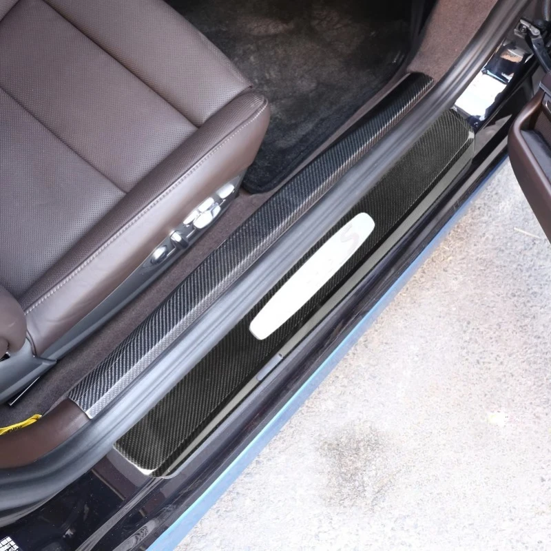 

Real Dry Carbon Fiber Car Exterior Door Sill Threshold for Porsche 718 911