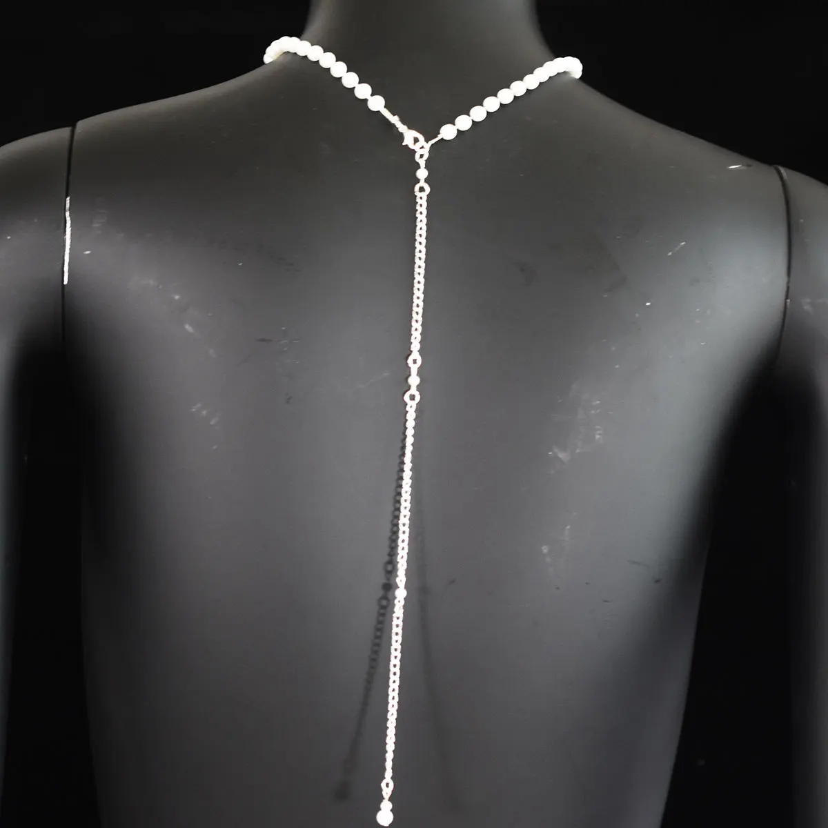 Sexy Fashion Butterfly Shape Body jewelry For Woman Shiny Back Chain With Rhinestones Stage Performance Party Costume Chain