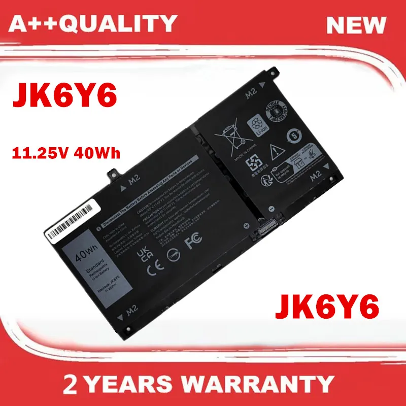 

JK6Y6 Laptop Battery For Dell Inspiron 5409 5501 5502 5508 5509 5400 5406 7405 2-in-1 Series
