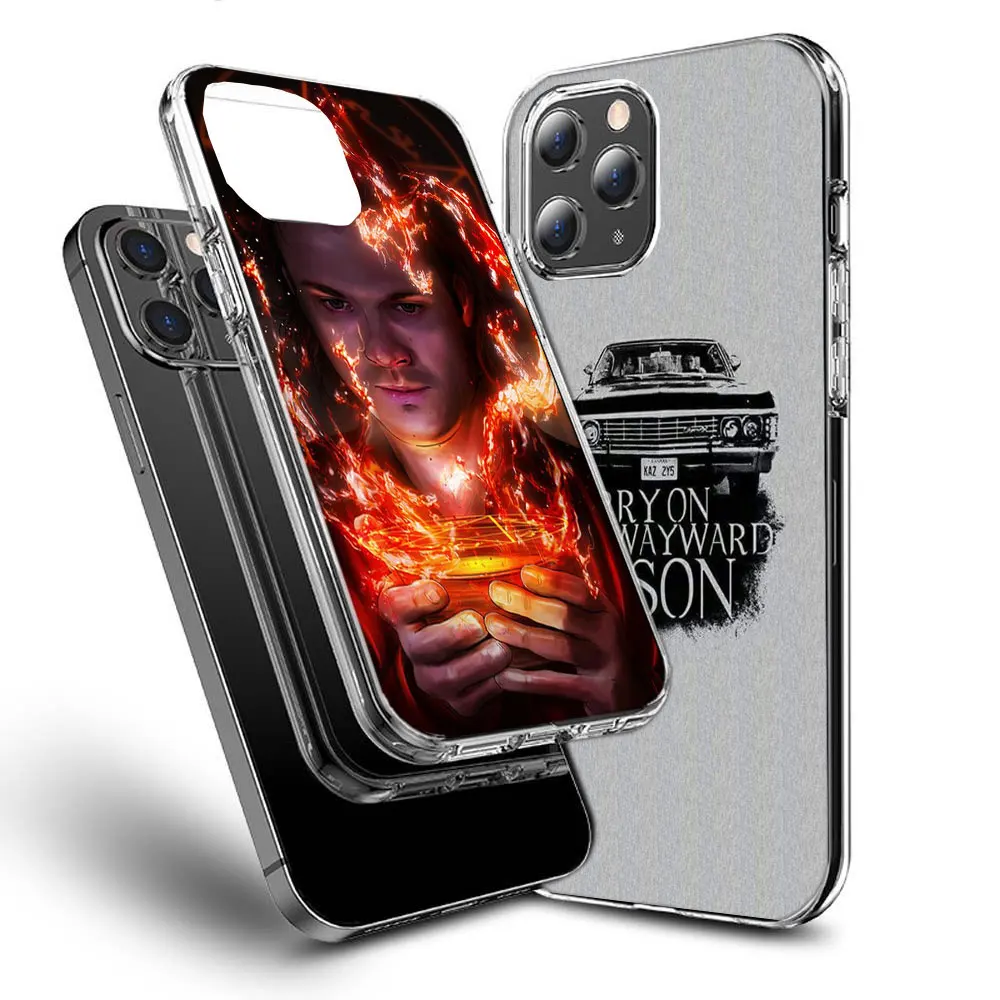 Angel Castiel Supernatural Phone Case For Apple Iphone 15+ 14 Plus 16 Pro Max 12 13 Mini 11 Pro X XS Max XR Cover Shell Coque