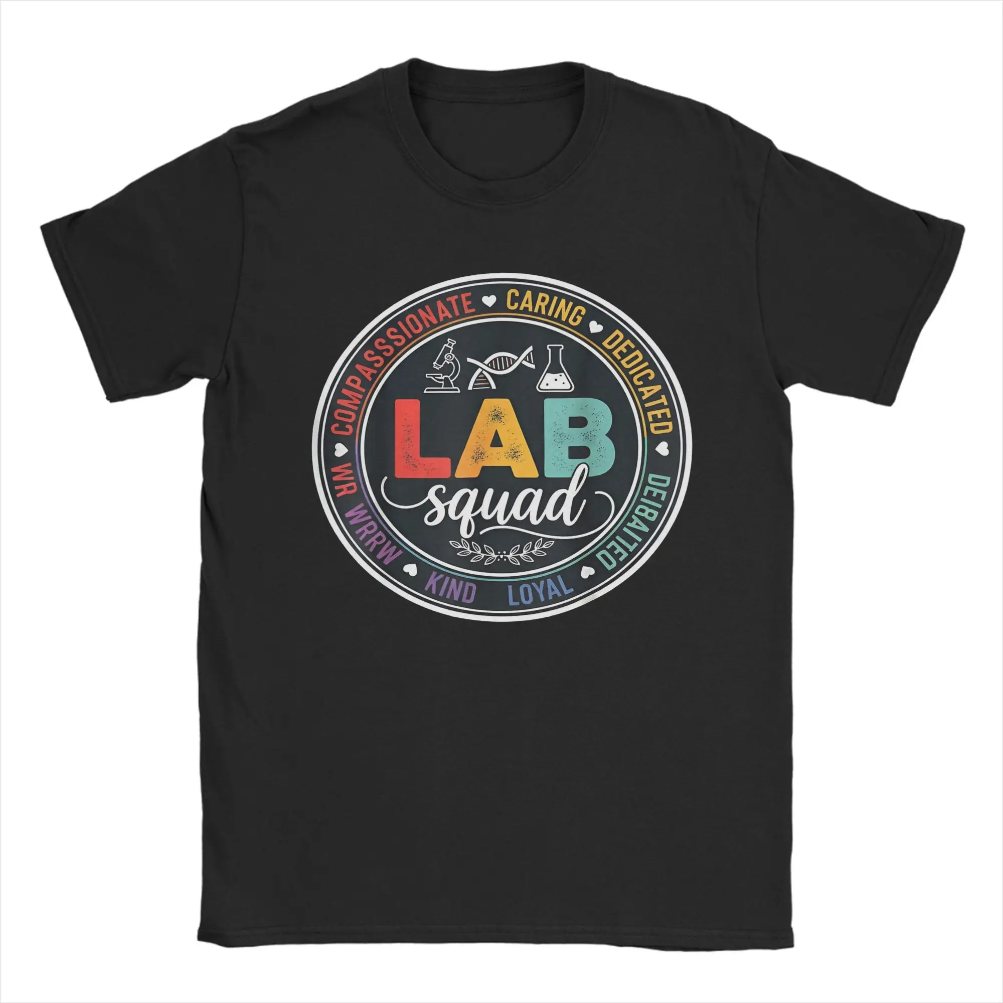 2026 Lab Week Medical Lab Technician T Shirts Men's  100% Cotton Leisure T-Shirts Crew Neck  Tee Shirt Short Sleeve Tops Party
