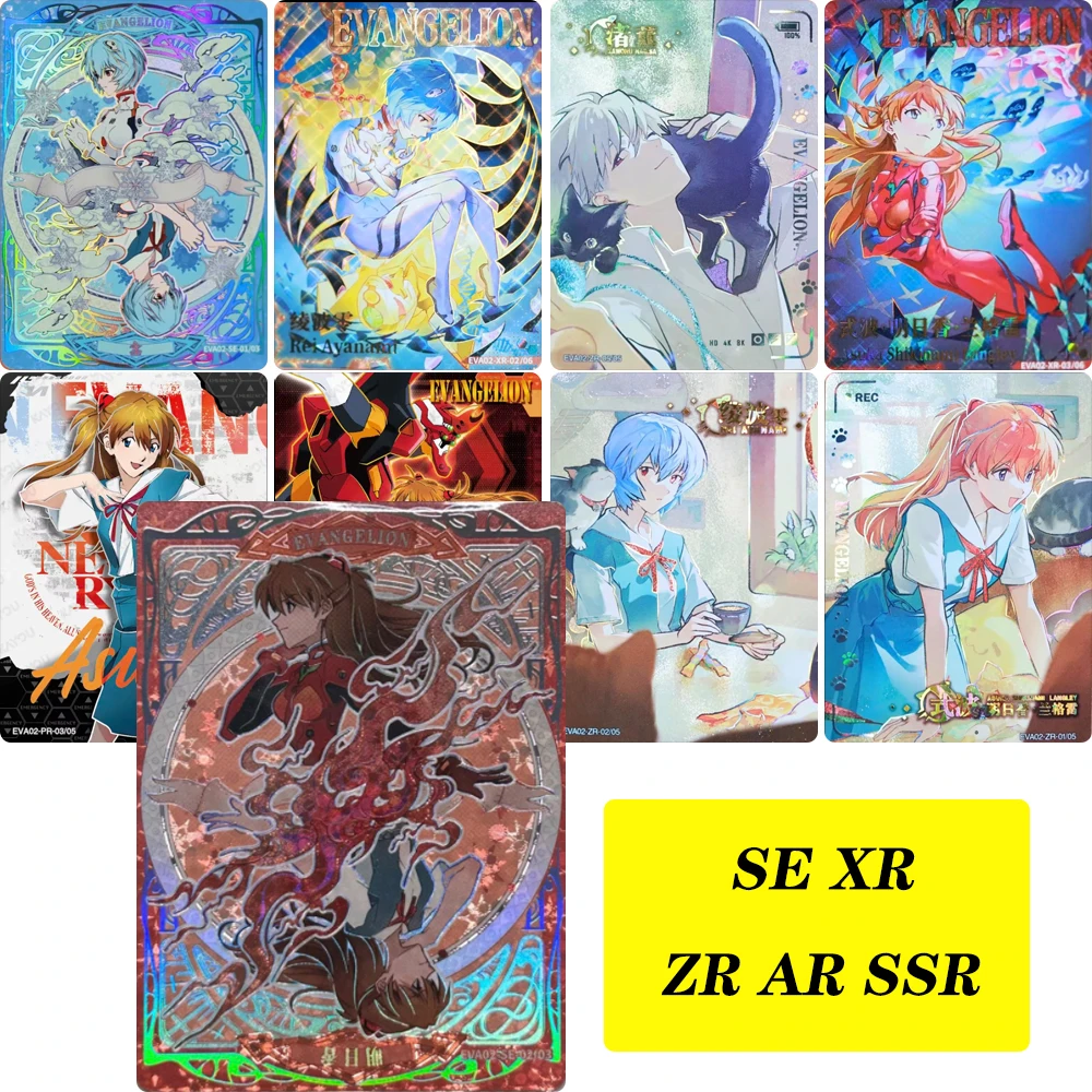 

KAYOU SE XR SSR CARD Ikari Shinji Asuka Langley Soryu rare Bronzing Genuine Game toys Collection card Christmas birthday gift