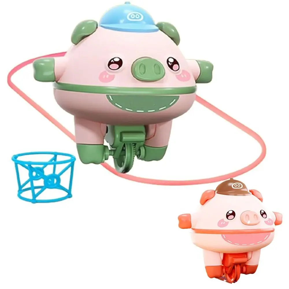 

Non-turning Cute Balanced Pig Toys Self-balancing Electric Balance Robot Fingertip Gyroscope Tightrope Amazing Cute Balanced Pig