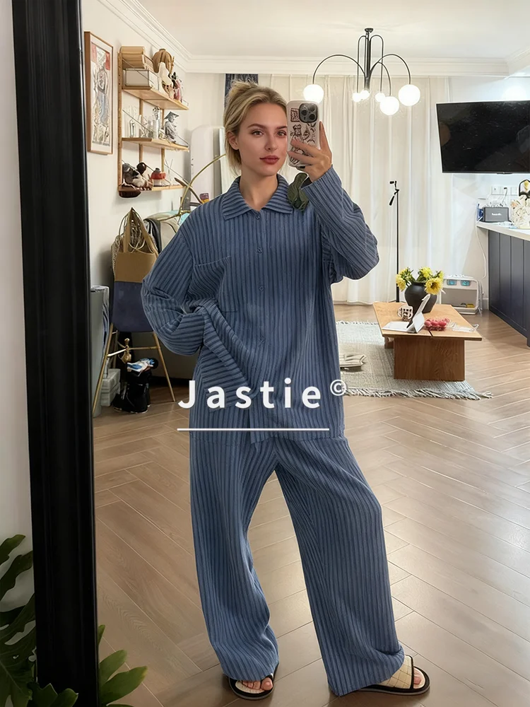 Blue Striped Fleece… - image