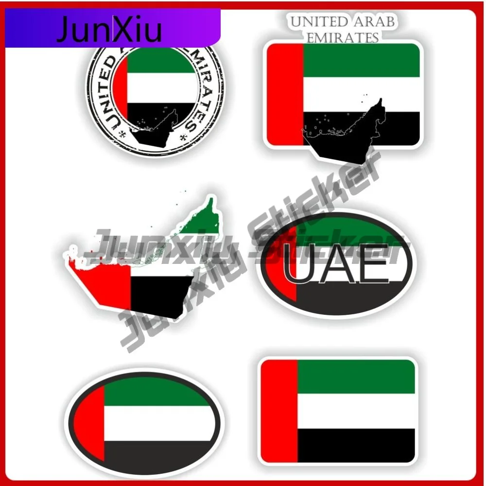 

United Arab Emirates Set Set Sticker Vinyl Waterproof Decals Car Decoration X500 Motorcycle Suv Covers Outdoor Sun Protection