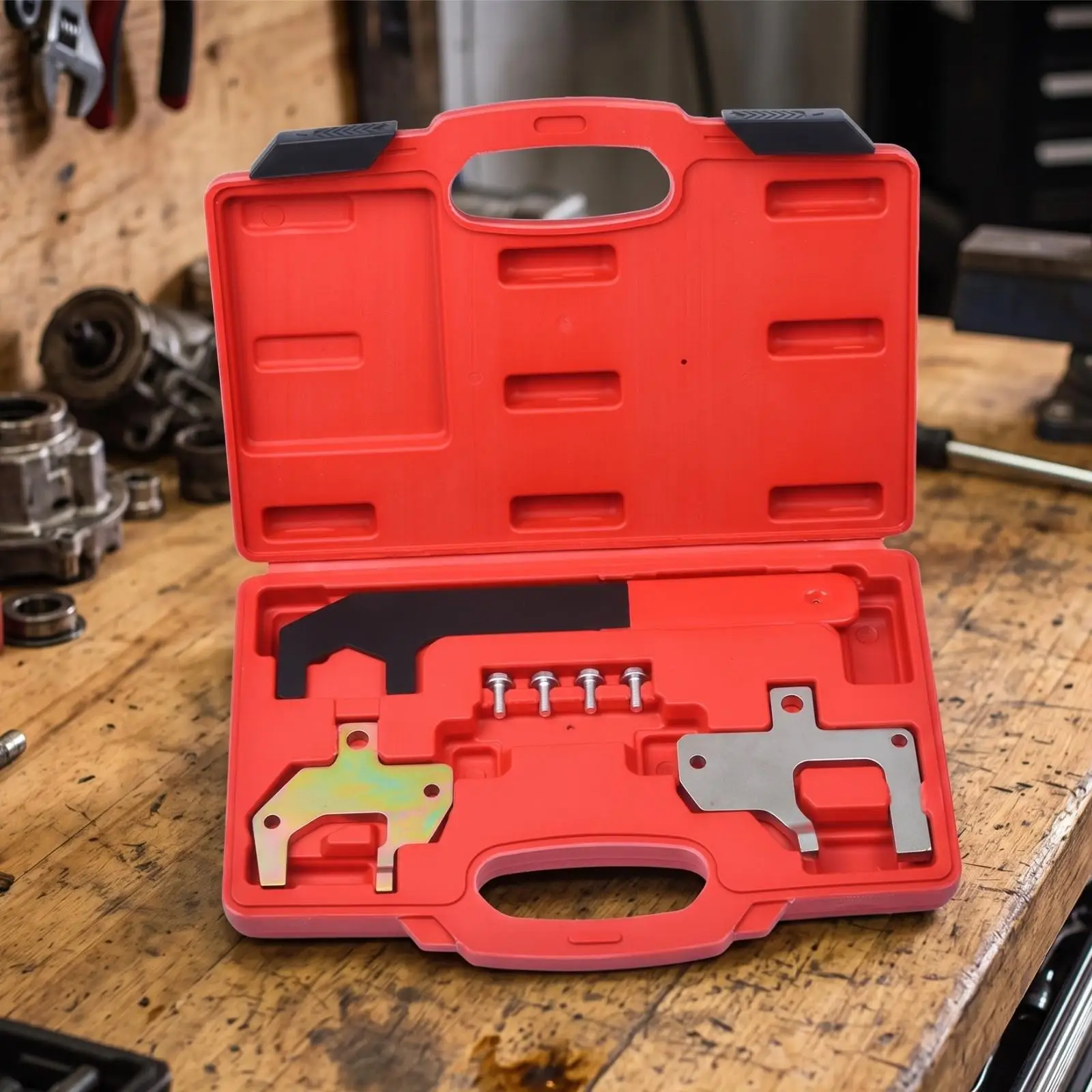 Professional Engine Timing Tool Set | Steel Construction, Compact Storage Design, Timing Tool Kit with Carrying Case, for Auto