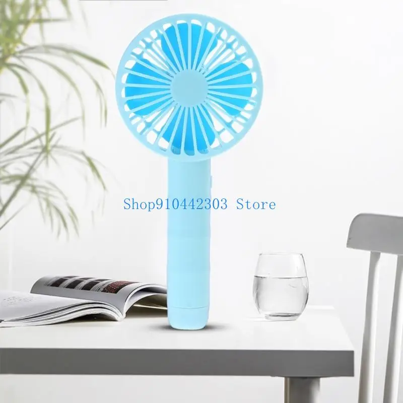 652F Mini Handheld Fan Battery Powered Pocket Fan for Outdoor Travel Hand Mini Fan