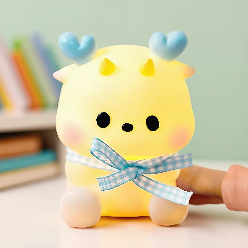 

Очаровательный ночник с анимированными животными, милая движущаяся лампа для домашних животных с подарочной коробкой, идеальный рождественский подарок от