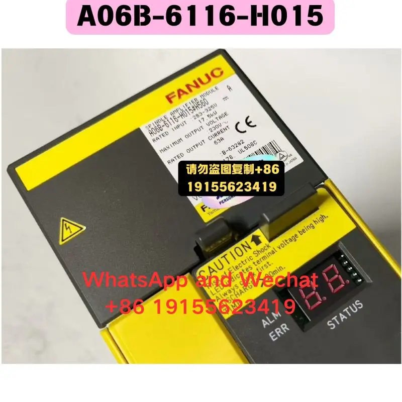 Used OEM disassembled parts A06B-6116-H015 Driver Functional test OK Quick delivery