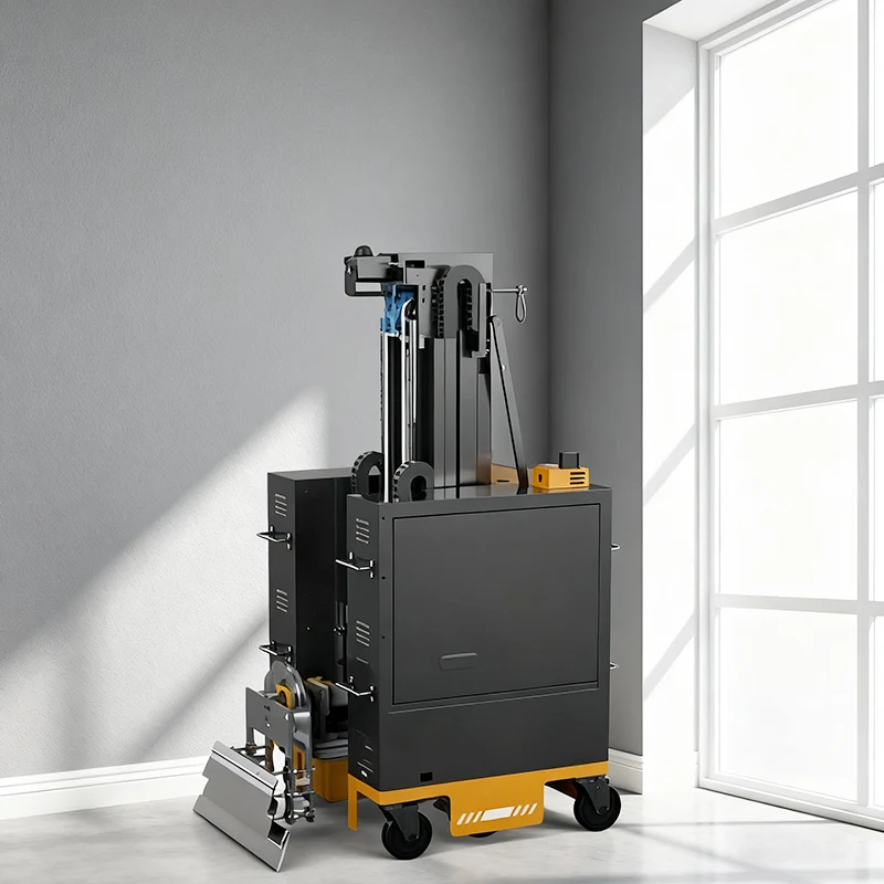 Residential Wall Finishing Robot - usage example