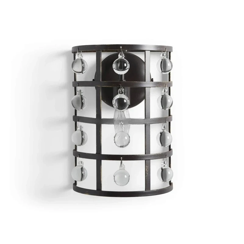 

Modern Simple Light Emitting Diode Wall Lamp Personalized Creative Bedside Designer Crystal Wall Lamp