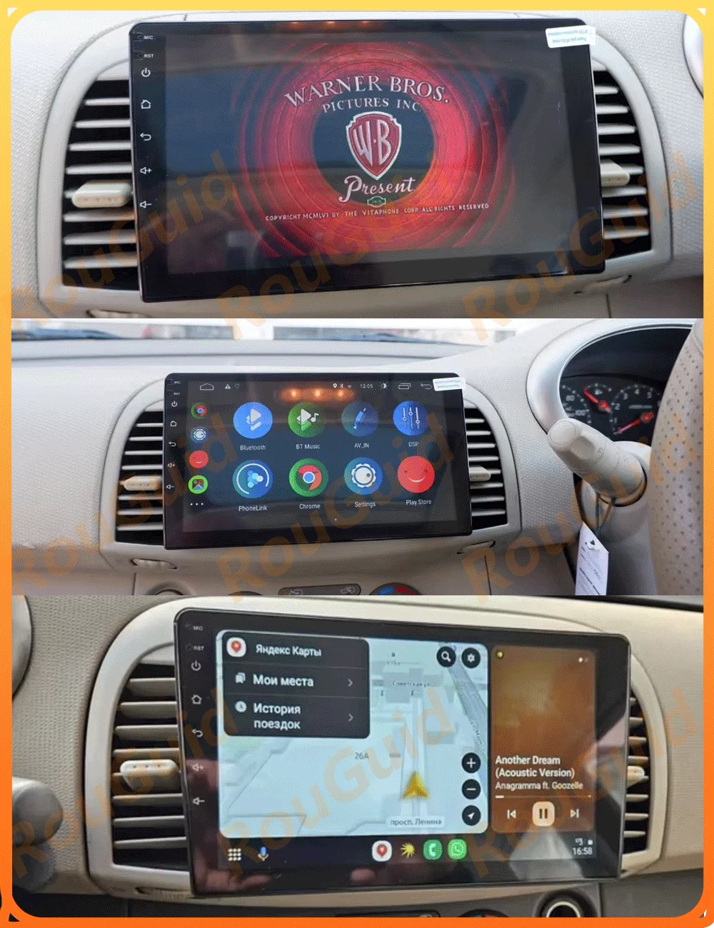Android 16 Auto Car Radio For Nissan March Micra K12 2002 - 2010 Carplay Multimedia Player GPS Navigation DSP Bluetooth Stereo