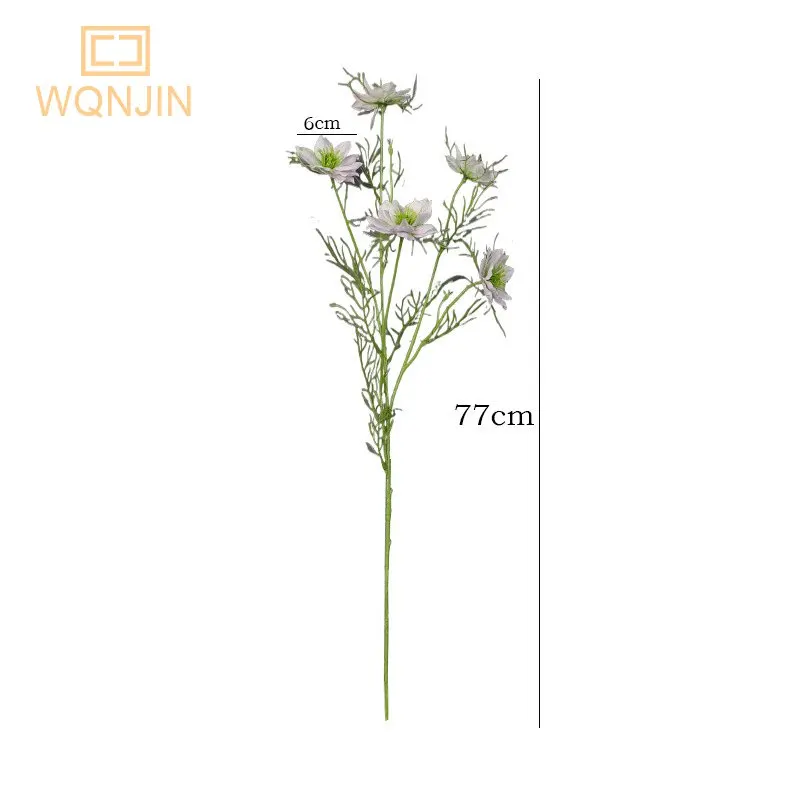 New Simulation Plastic Beautiful Gesang Flower Wedding Home Floral Decoration Fake Flower Simulation Gesang Flower