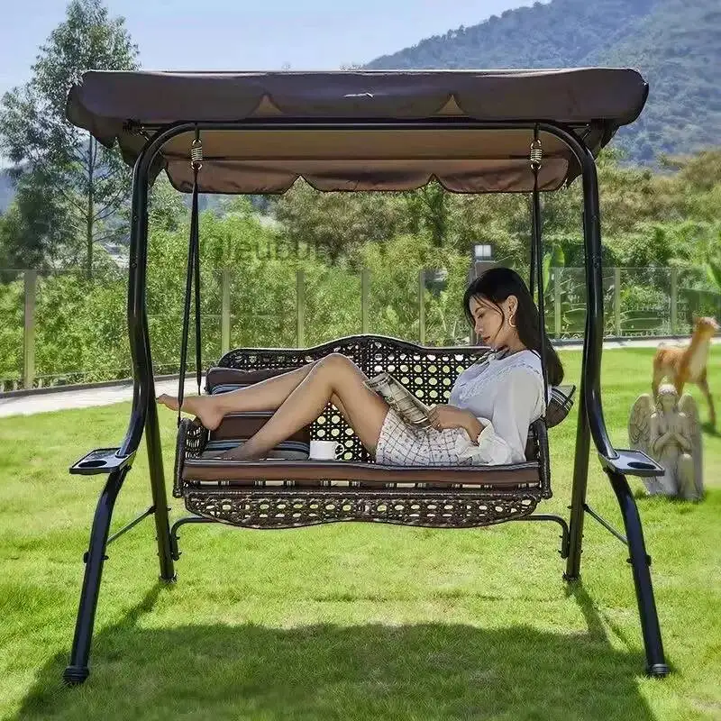 Swing Garden Chair Hammock Style Stand Comfortable Hanging Seat Patio Porch Relaxation Tente De Toit Voiture Outdoor Furniture