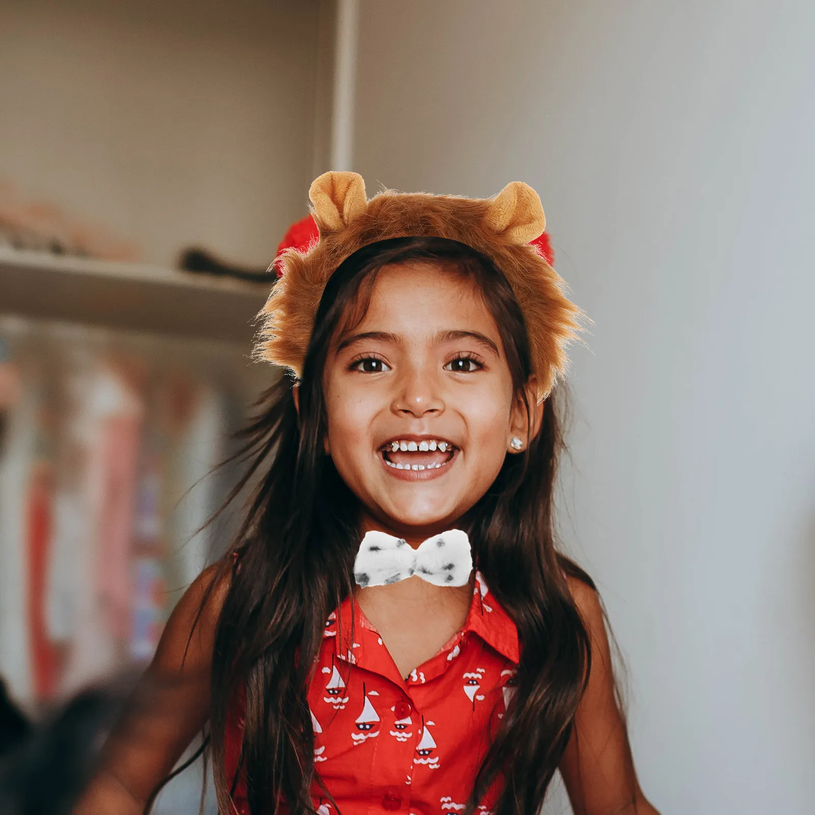 

Набор: повязка на голову и хвост с дизайном льва, легкие и удобные обручи для волос в виде ушей животных для косплея, вечеринок, фотосессий и костюмированных мероприятий