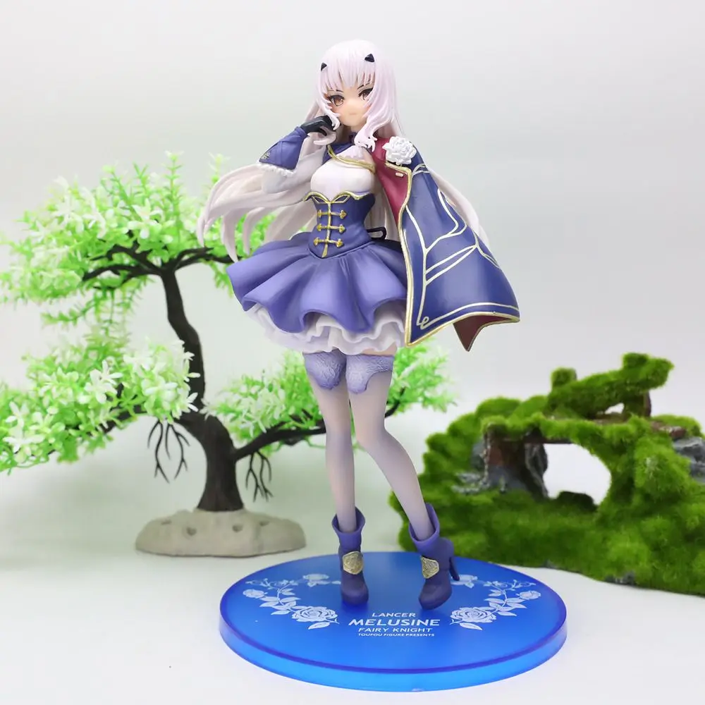 

21cm Fate Grand Order Anime Figure Melusine Figures Fairy Knight Lancelot Statue Model Doll Collect Desk Decoration Toys Gifts