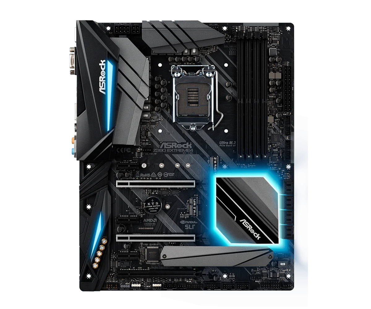 

ASRock Z390 Extreme4 Z390 Motherboard LGA 1151 intel Z390 DDR4 128GB support i9-9900 9400F 8600 9300 8100 9700 8300 9600 cpu