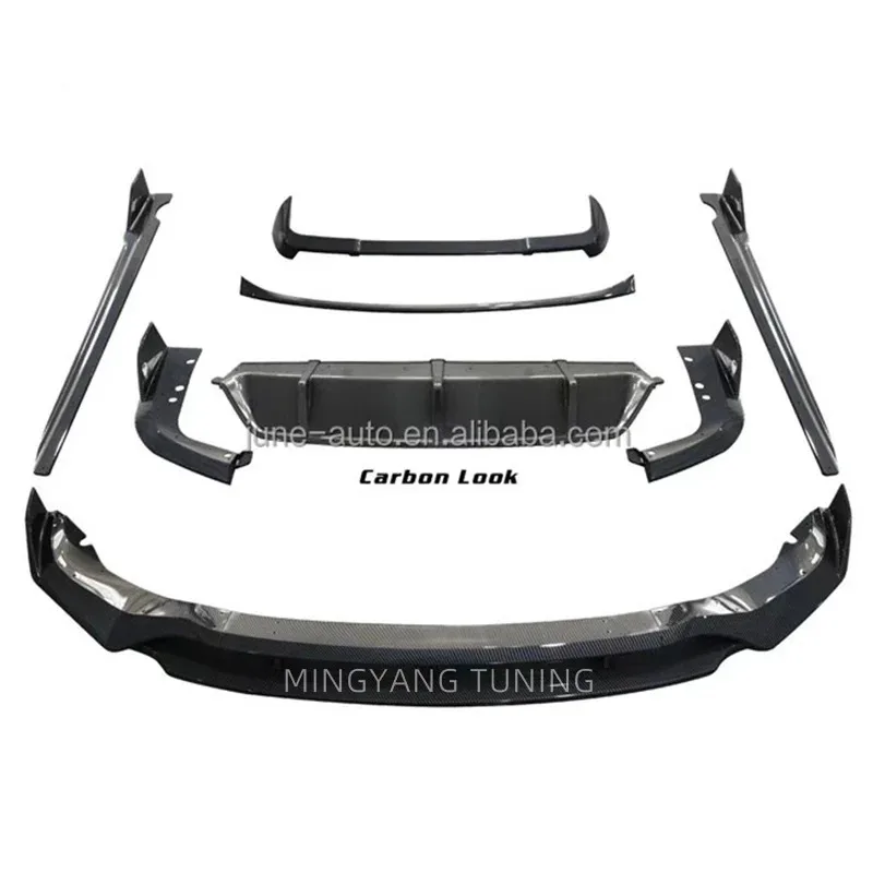 

PP Plastics Black Knight aero Design Car Bumpers Front Lip Diffuser Bodykit for NEW X5 G05 Sport 2020 Body K
