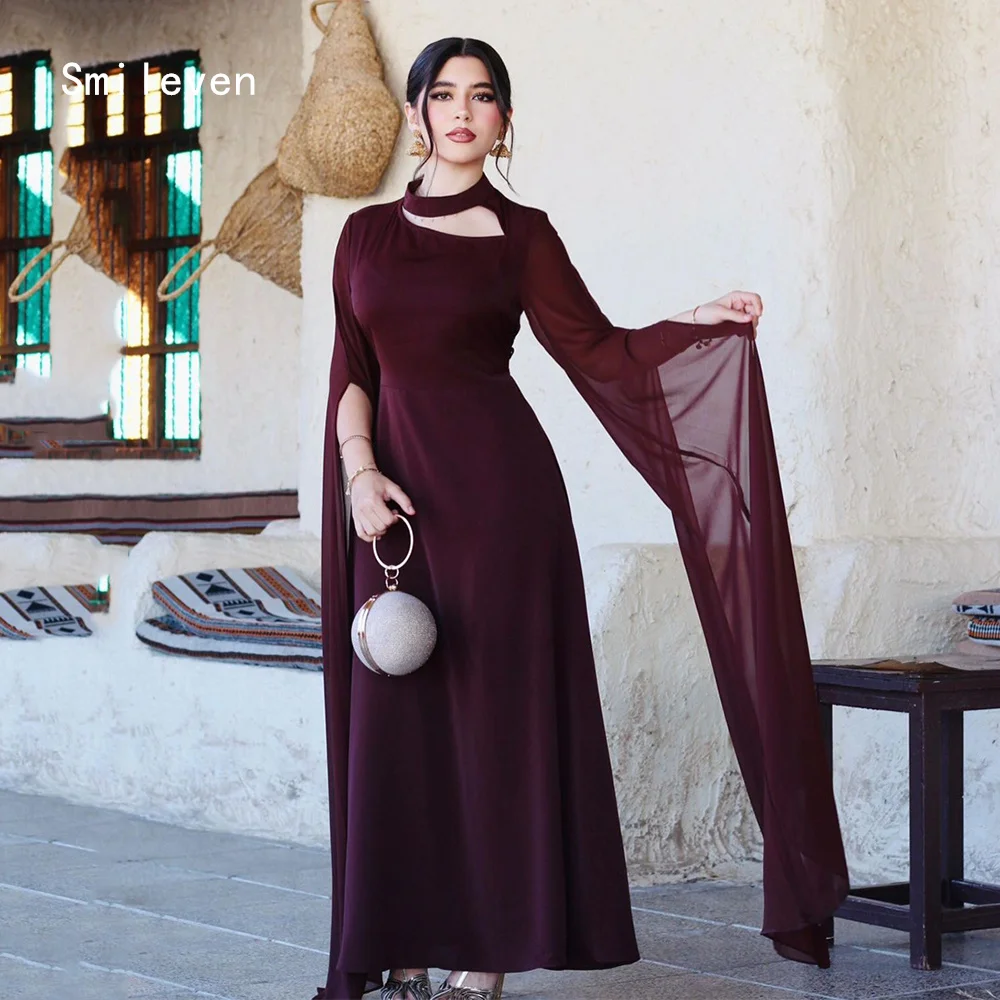 

Smileven Luxury Mermaid Prom Dress Illusion Scoop Evening Gowns Simple Elegant Occasion Dress Customized 2026